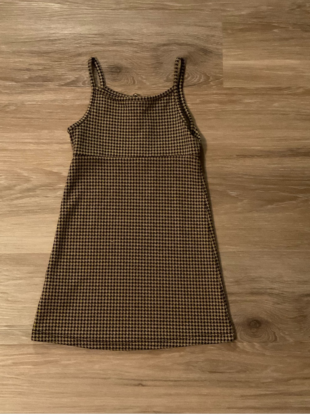 Carter's | Brown and Black Houndstooth Knit Mini Dress